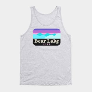 Bear Lake Utah Camping Retro Badge Tank Top